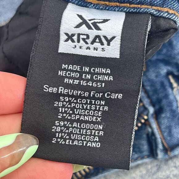 XRAY Jeans Men’s Light Wash Moto Biker Slim Stretch Skinny Denim Jeans 34/30 - Picture 14 of 16